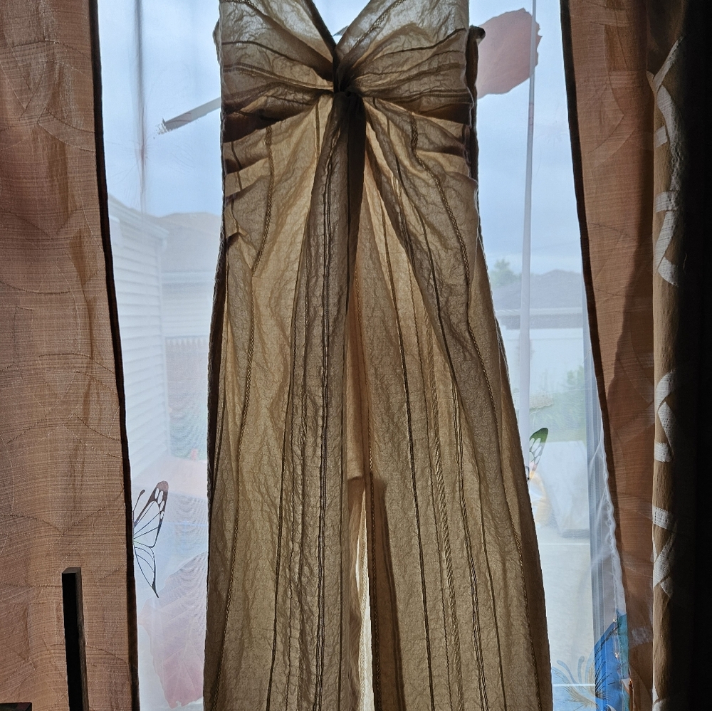 Elegant Tan Dress Final Price Maxi Dress
